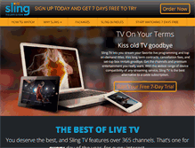 Tablet Screenshot of gostreamtv.com